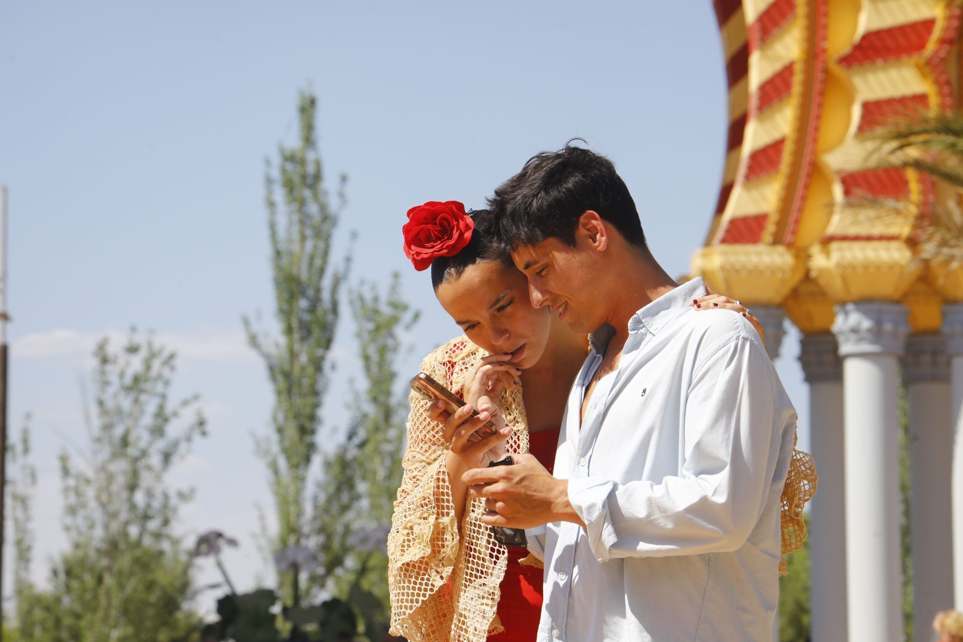 El brillante ambiente del miércoles de Feria en Córdoba, en imágenes