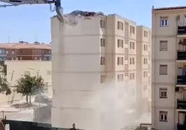 Comienza la demolición de las primeras 75 viviendas del cuartel de la Guardia Civil en Toledo