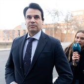 Alberto González Amador en los Juzgados de Plaza de Castilla