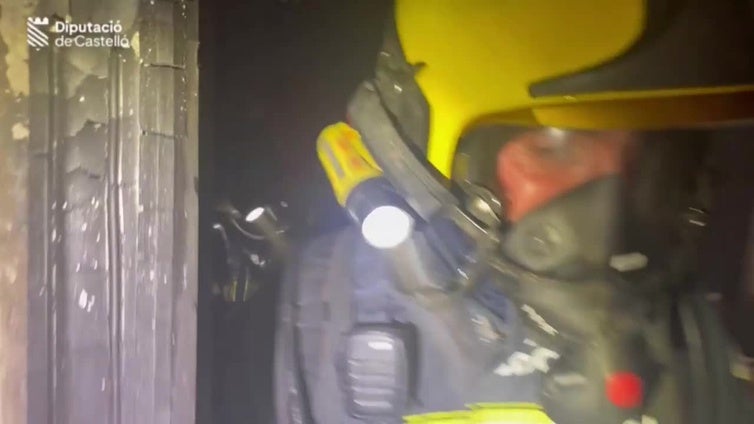 Heridas dos mujeres en un incendio en un edificio de viviendas en Almassora