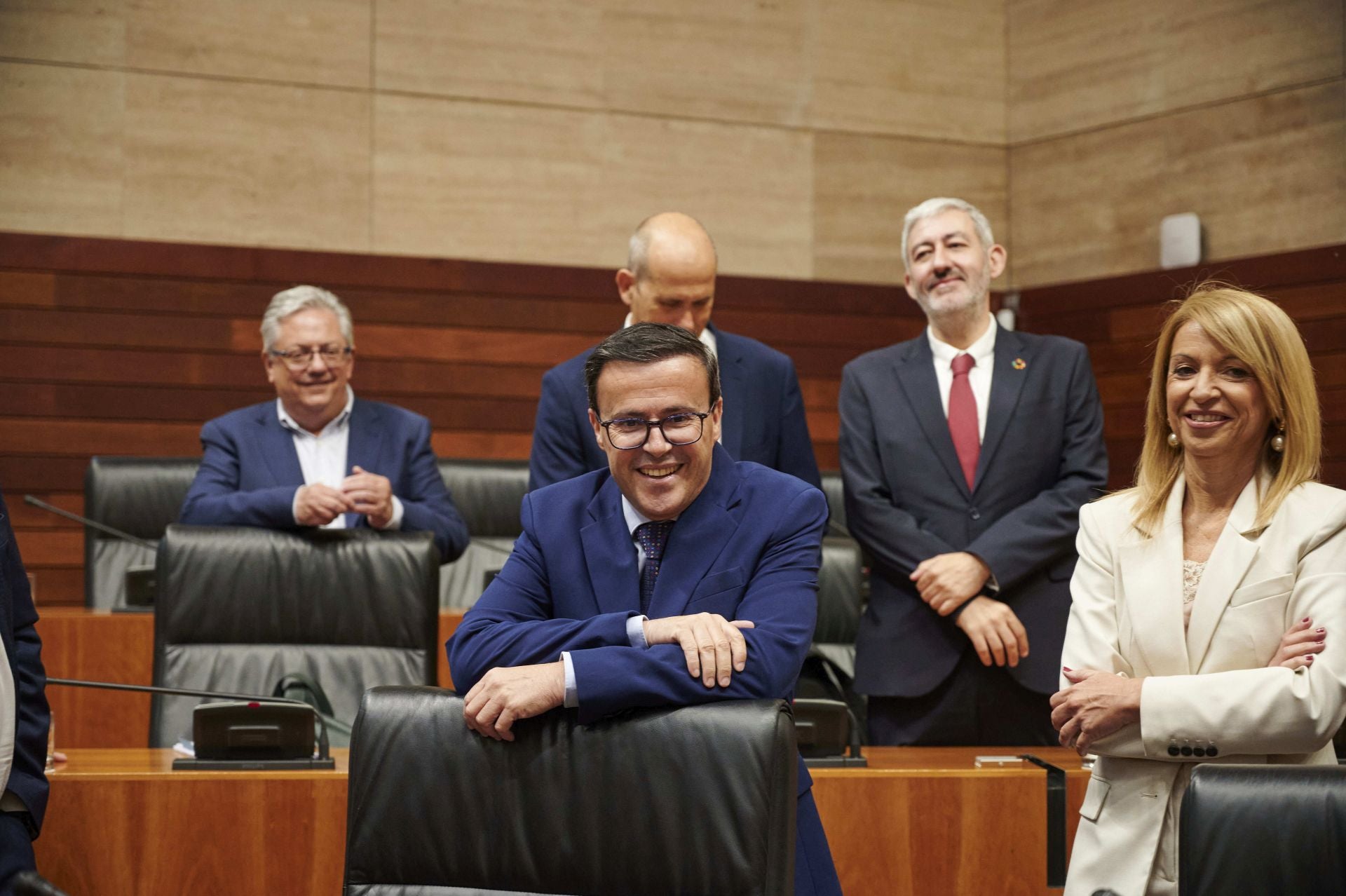 Miguel Ángel Gallardo, ocupa, por primera vez, su escaño en la Asamblea de Extremadura