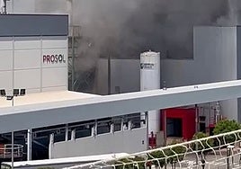 Extinguido un pequeño incendio en la fábrica Prosol de cápsulas de café en Venta de Baños (Palencia)
