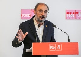 Lambán le pide a Pedro Sánchez que convoque elecciones: «Yo acabaría ya con esta agonía»