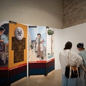 Ilustradores afectados por la dana retratan en el CCCC a grandes figuras de la pintura valenciana del siglo XX