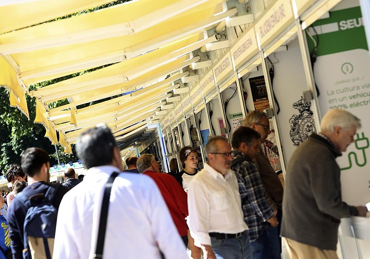 La Feria del Libro en el parque del Retiro, el año pasado