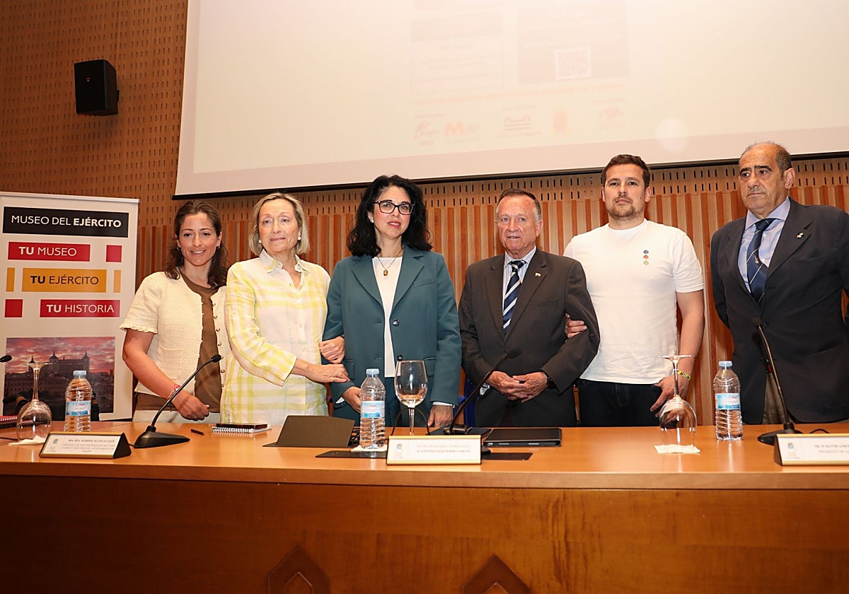 Presentación del concierto benéfico en el Museo del Ejército