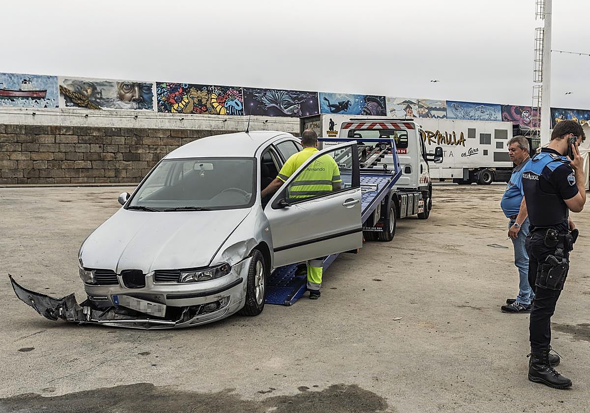 Imagen del coche que provocó el atropello.