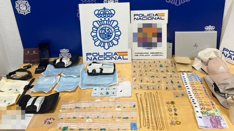 Botín de robos incautado a una banda de delincuencia itinerante de Madrid
