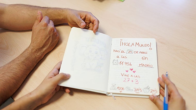 El cuaderno de Rosa María y Enmanuel