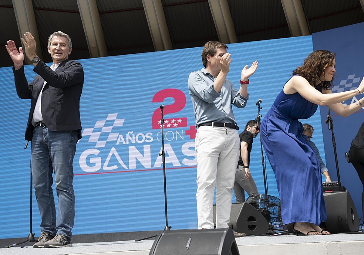 Feijóo y Ayuso piden un «gran grito libre» en Madrid el día 8 frente a ...