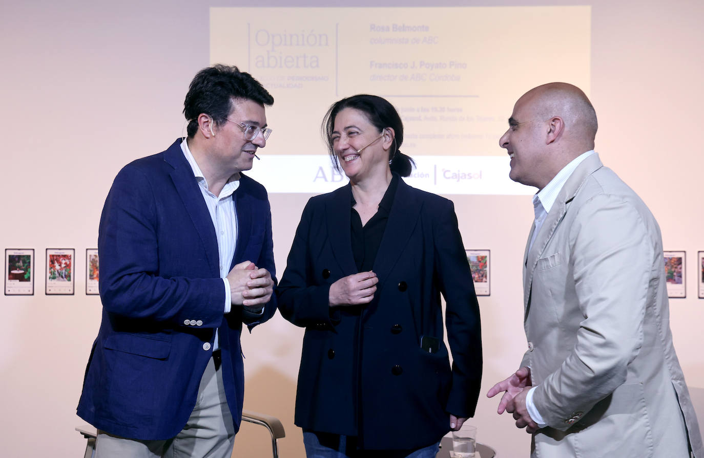 La intervención de Rosa Belmonte en el ciclo Opinión Abierta en Córdoba, en imágenes
