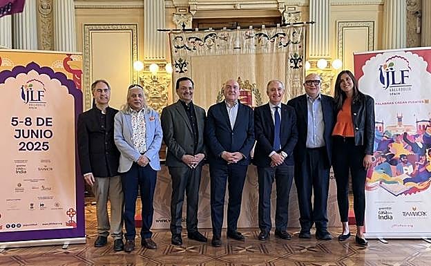 Presentación de la tercera edición del Festival de Jaipur en Valladolid