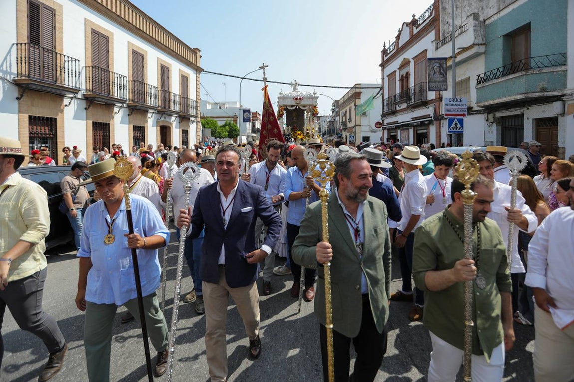 Salida de la hermandad del Rocío de Coria del Río
