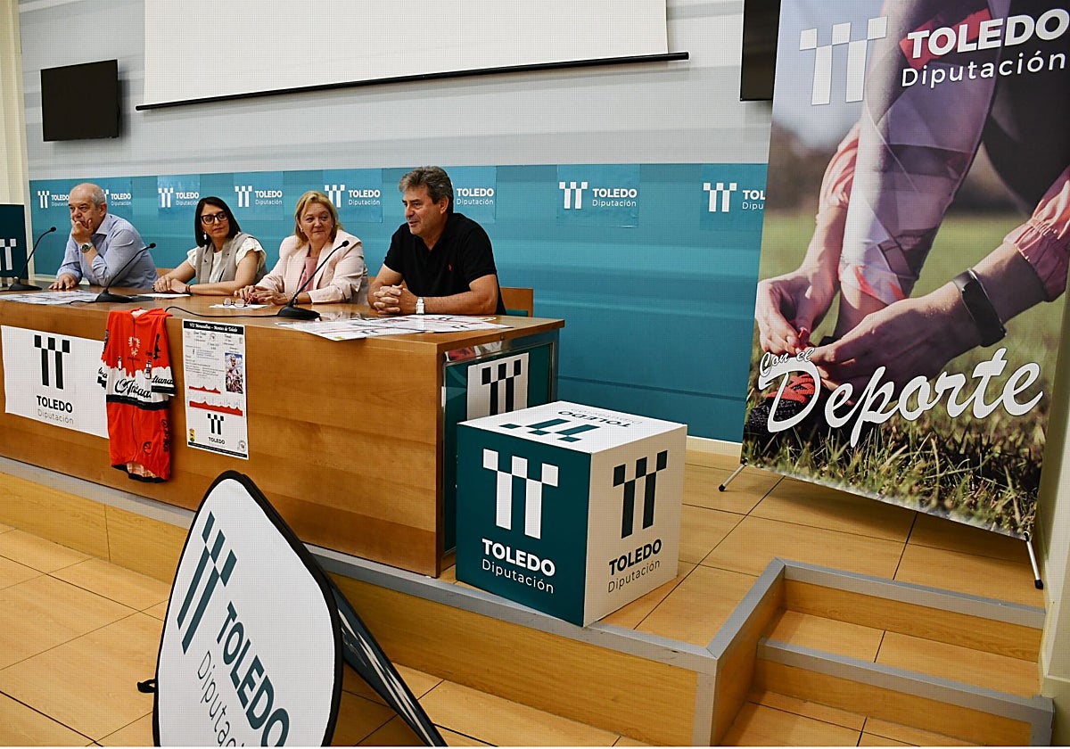 La VII Marcha Ciclista Menasalbas-Montes de Toledo se ha presentado en la Diputación