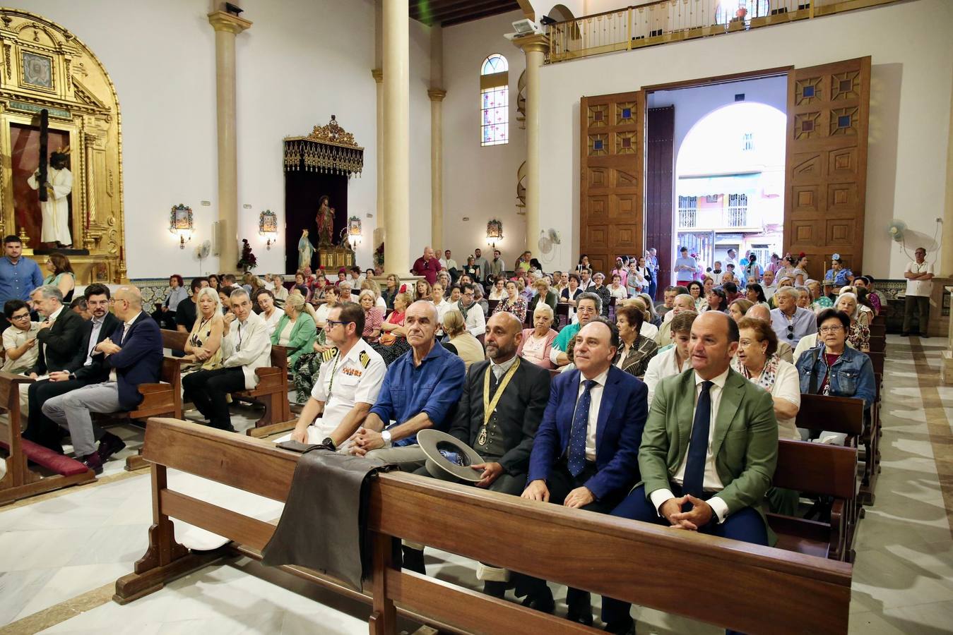 Primeros momentos de la peregrinación de la Hermandad del Rocío del Cerro del Águila
