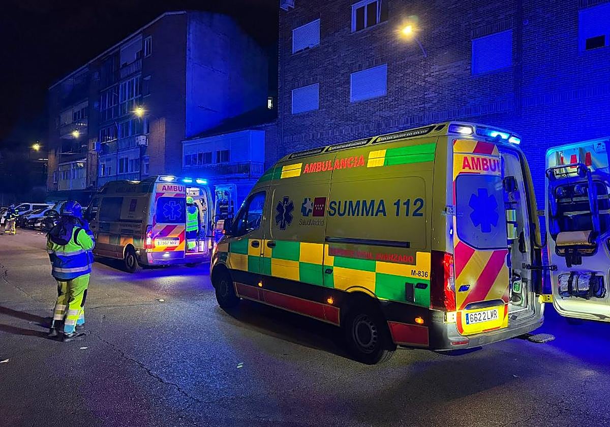 El incendio, que comenzó alrededor de las 23.00 del martes, estaba ya «muy generalizado» a la llegada de los Bomberos de la Comunidad de Madrid