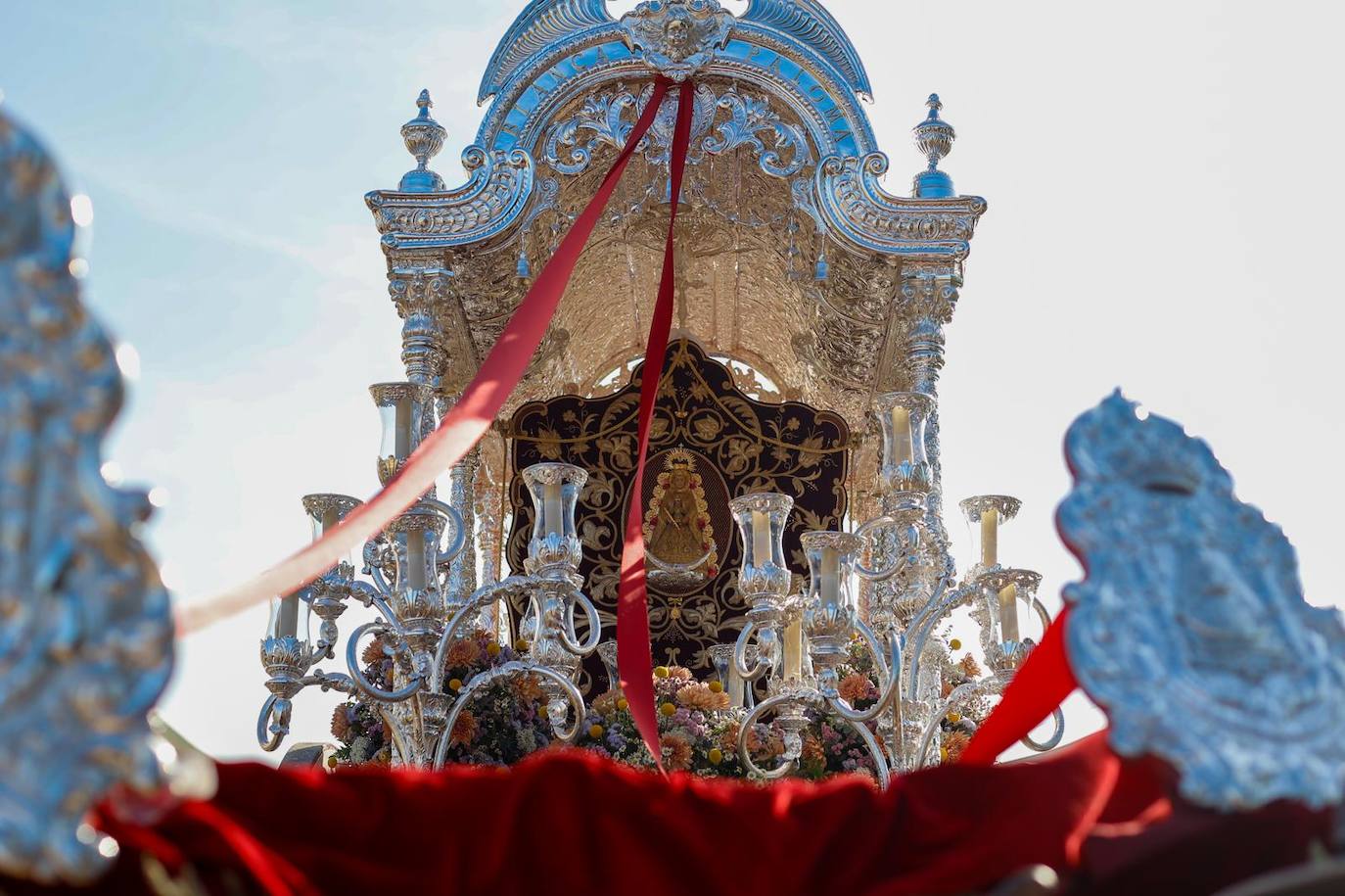 Salida de la hermandad de Carrión hacia la aldea del Rocío