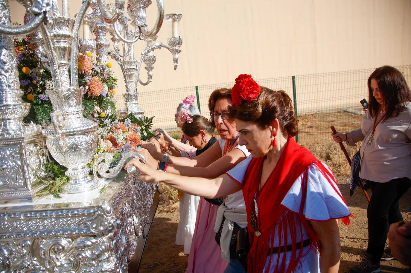 Salida de la hermandad de Carrión hacia la aldea del Rocío
