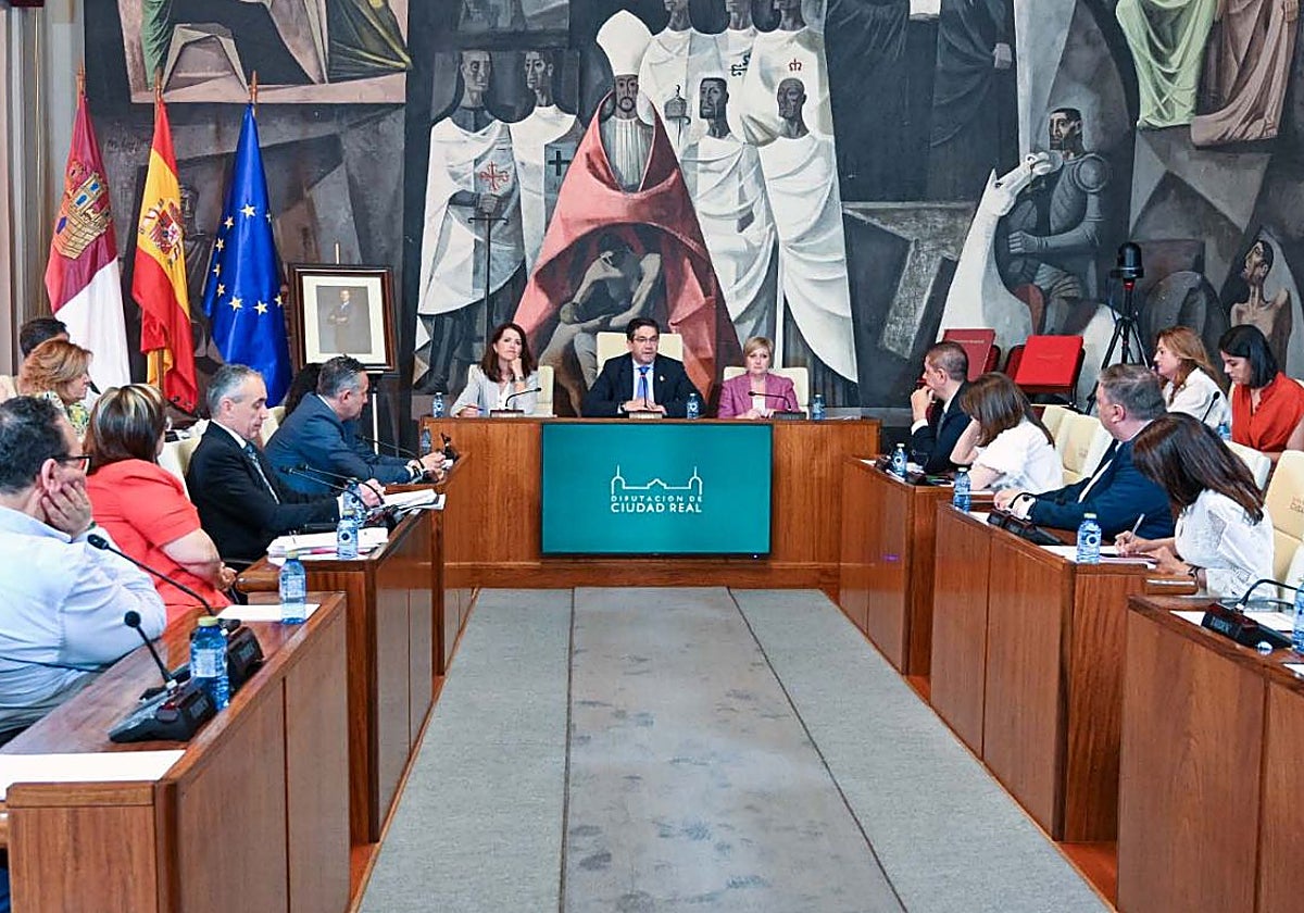 Pleno celebrado en la Diputación de Ciudad Real