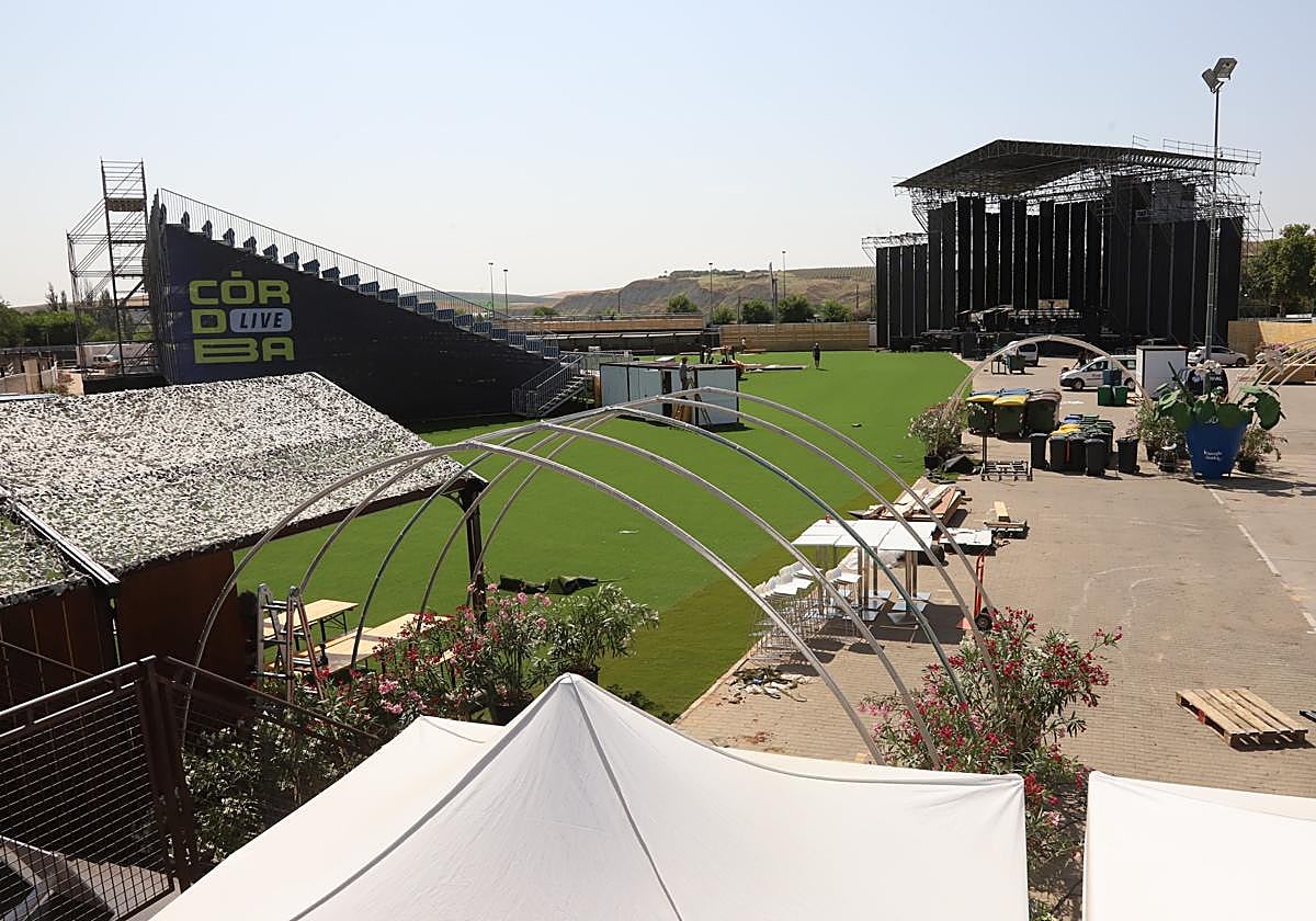 Imagen del escenario principal del festival 'Córdoba Live'