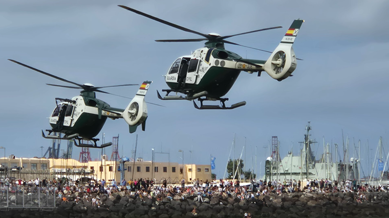 El Día de las Fuerzas Armadas despliega su fuerza en Las Palmas: 1.127 efectivos, 23 aviones y 14 buques