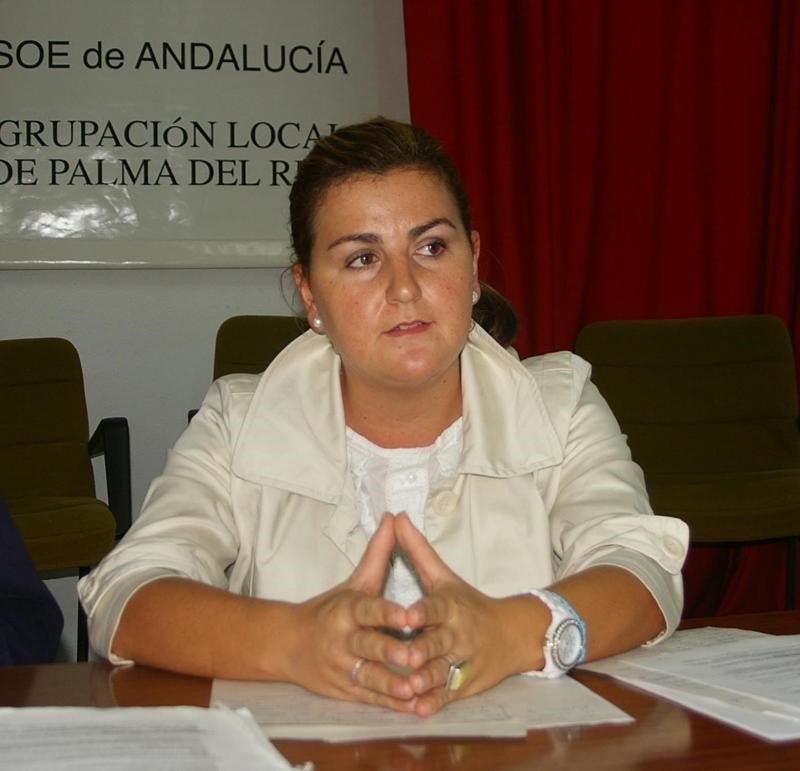La exconcejala socialista de Palma del Río (Córdoba), Natividad García López, en una imagen de su etapa municipal