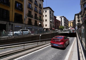 Reconstrucción exprés del túnel que recorre la Plaza Mayor