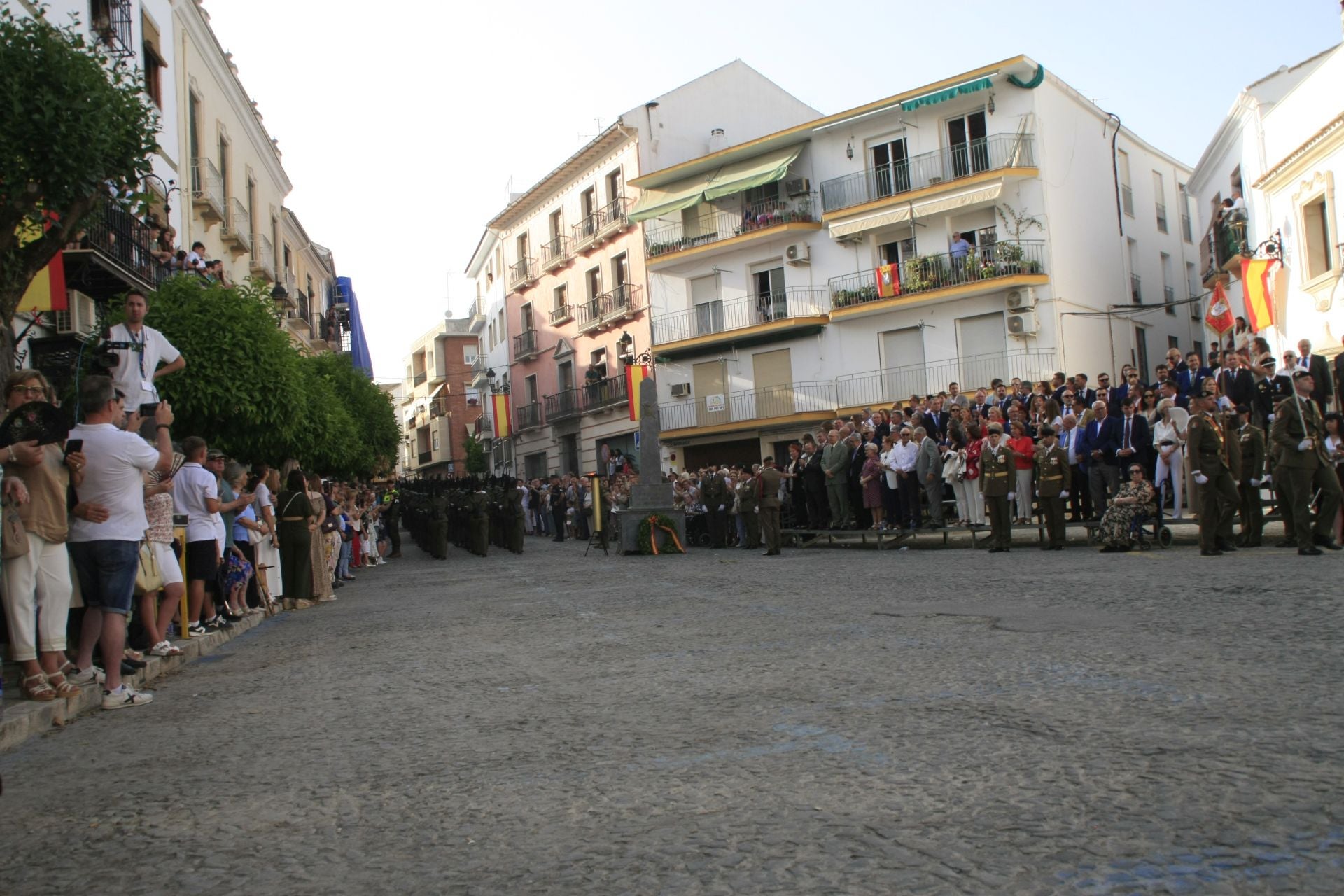 La emotiva jura de la bandera de España en Priego de Córdoba, en imágenes