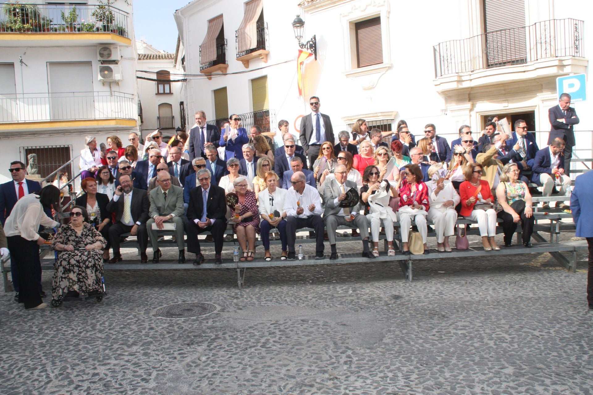 La emotiva jura de la bandera de España en Priego de Córdoba, en imágenes