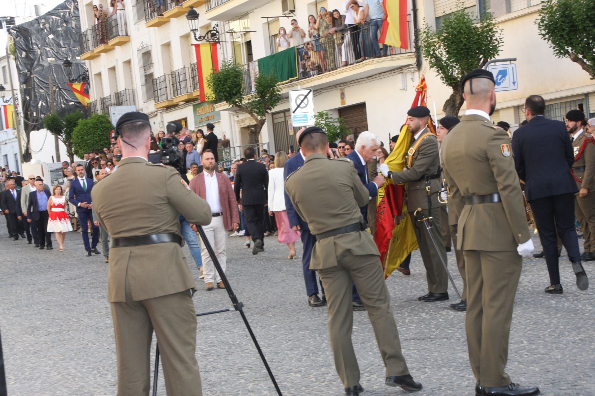 La emotiva jura de la bandera de España en Priego de Córdoba, en imágenes