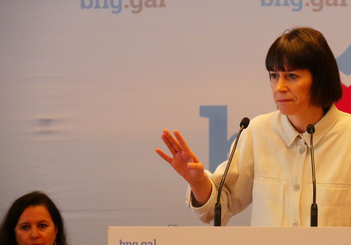 La portavoz nacional del BNG, Ana Pontón, este sábado