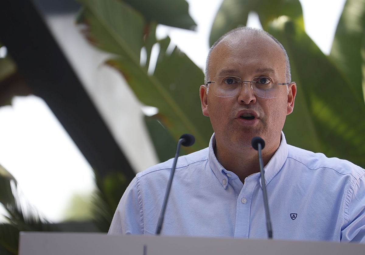 El portavoz de los populares en el Congreso de los Diputados, Miguel Tellado, en Córdoba