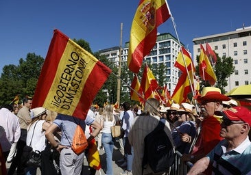 Manifestación del PP contra el Gobierno, en imágenes