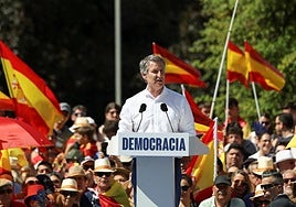 Manifestación contra el Gobierno de Pedro Sánchez en Madrid, en directo: discurso de Feijóo y última hora de la protesta convocada por el PP hoy