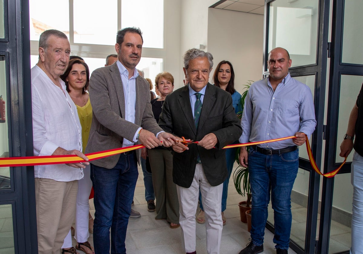 Salvador Fuentes, en la apertura de las instalaciones