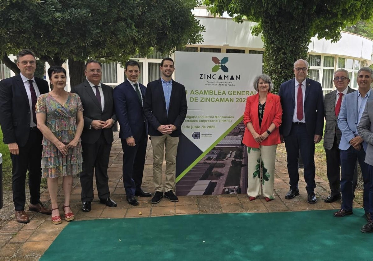 La consejera de Desarrollo Sostenible, Mercedes Gómez, ha asistido la clausura de la VI Asamblea anual de la Asociación de Polígonos Industriales de Castilla-La Mancha