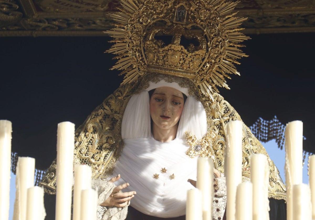 La Virgen del Dulce Nombre, el Domingo de Ramos de 2025