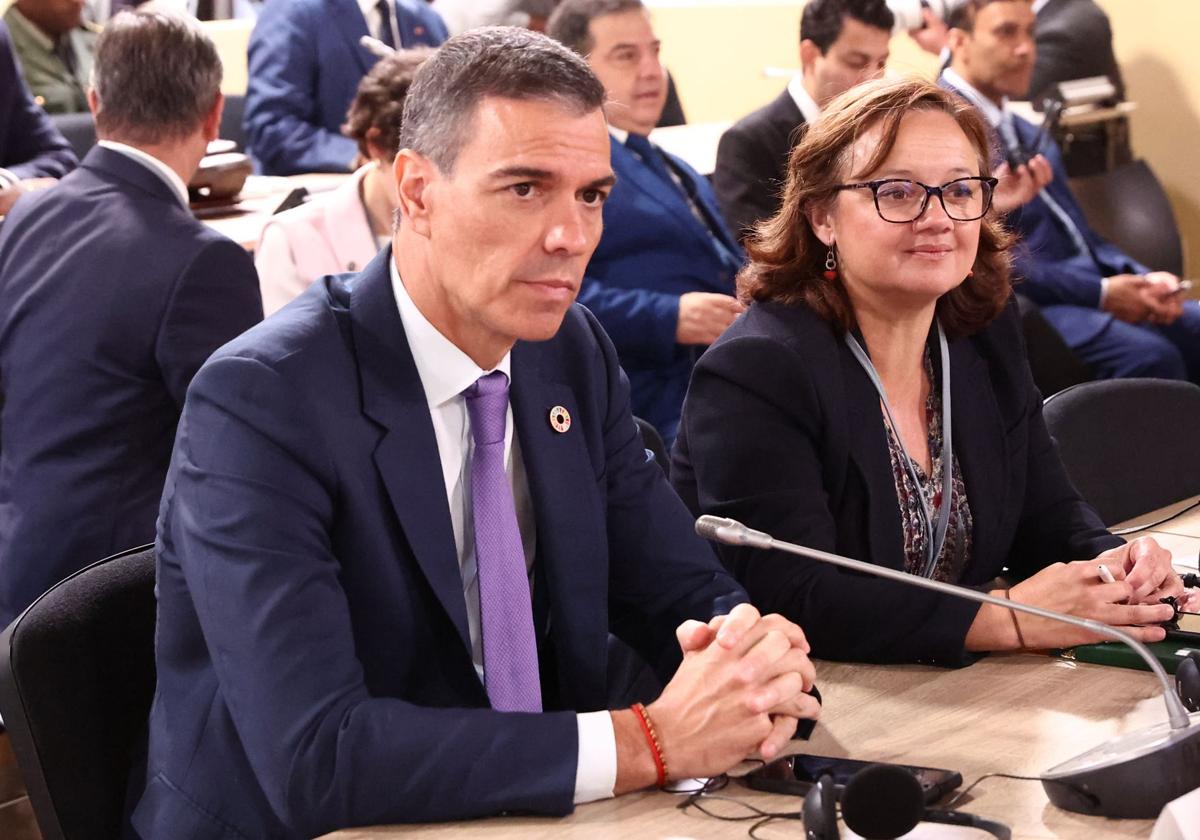 Pedro Sánchez, presidente del Gobierno, en la Conferencia de la ONU sobre los Océanos
