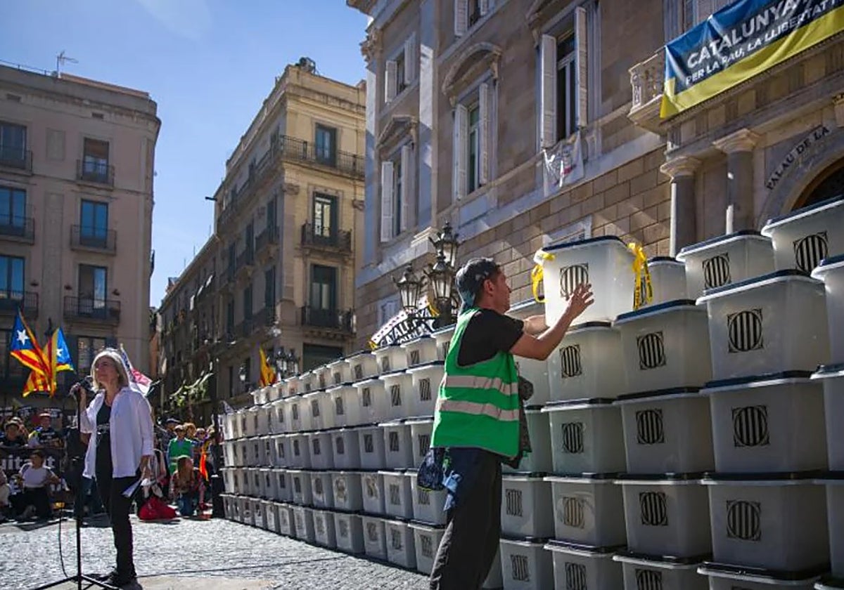 Acto conmemorativo del referéndum del 1-0