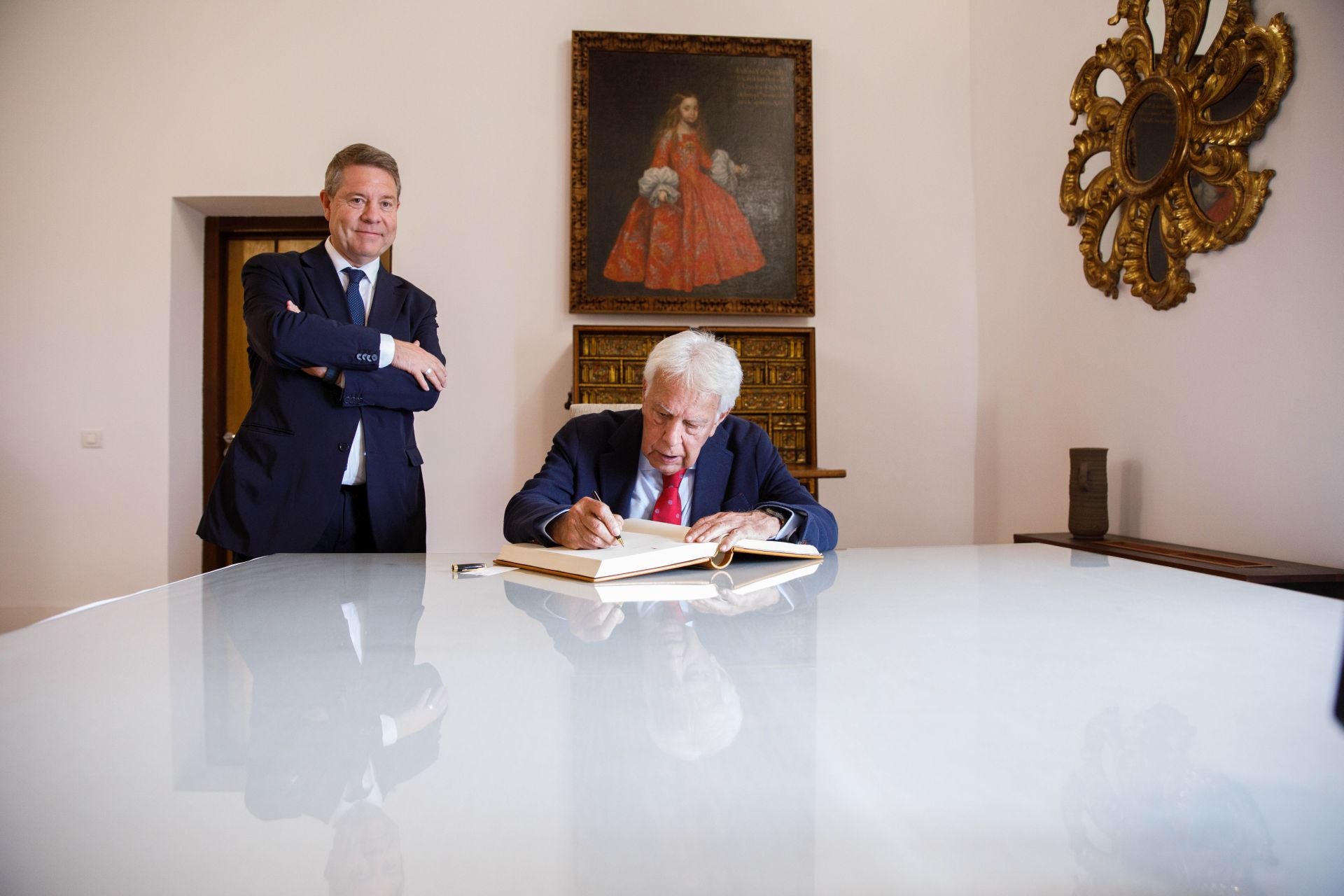 Las imágenes de la &#039;fiesta europea&#039; de España y Portugal en el Palacio de Fuensalida