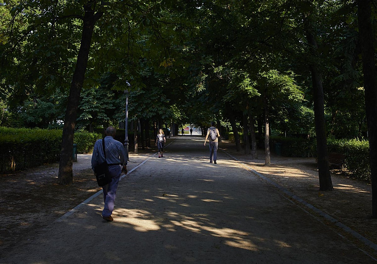 El parque del Retiro, este verano