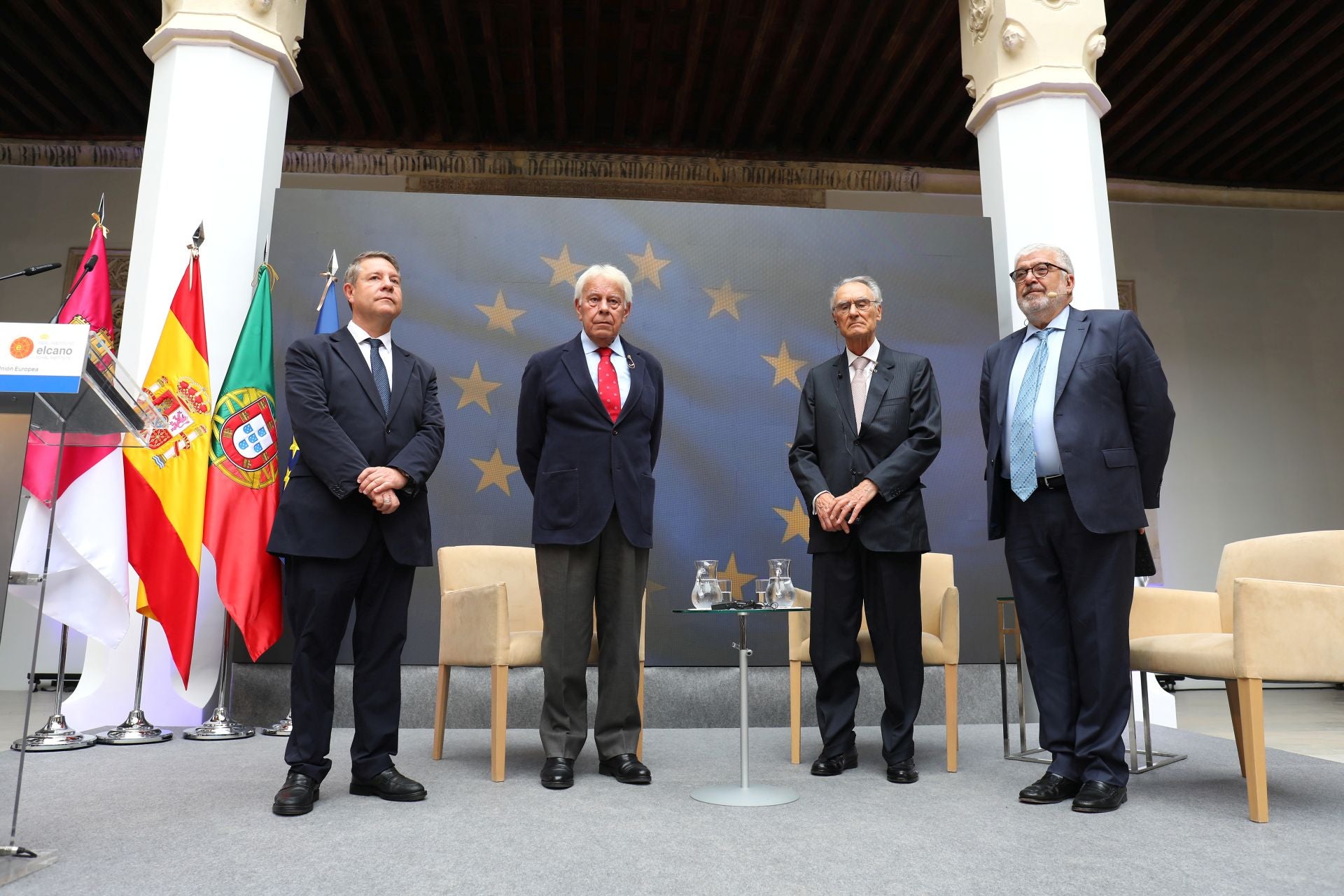 Las imágenes de la &#039;fiesta europea&#039; de España y Portugal en el Palacio de Fuensalida