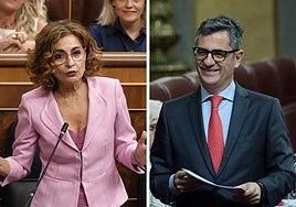 Montero, Bolaños... Los miembros del PSOE que pusieron «la mano en el fuego» por Santos Cerdán
