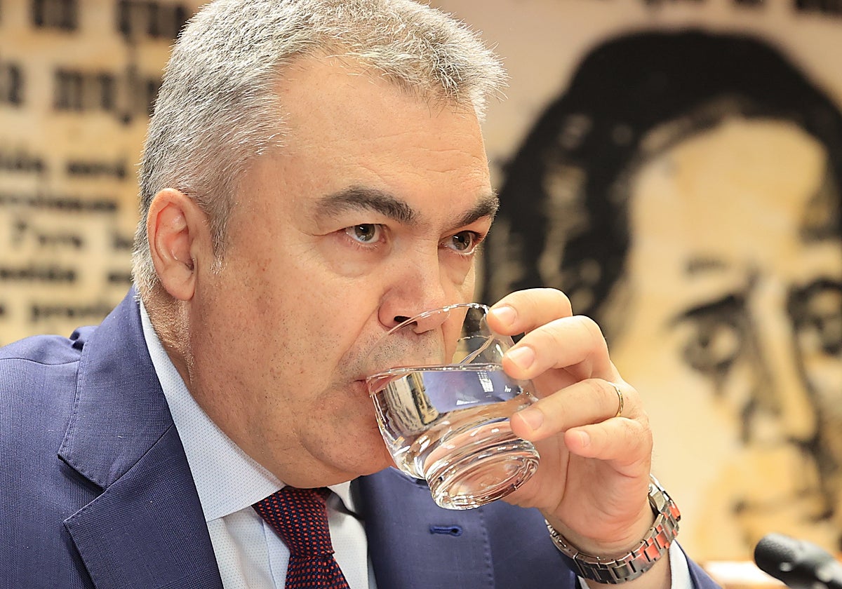 El secretario de Organización del PSOE, Santos Cerdán, comparece ante la Comisión de Investigación del Senado sobre los contratos públicos adjudicados en tiempos del Covid-19 y niega la mayor