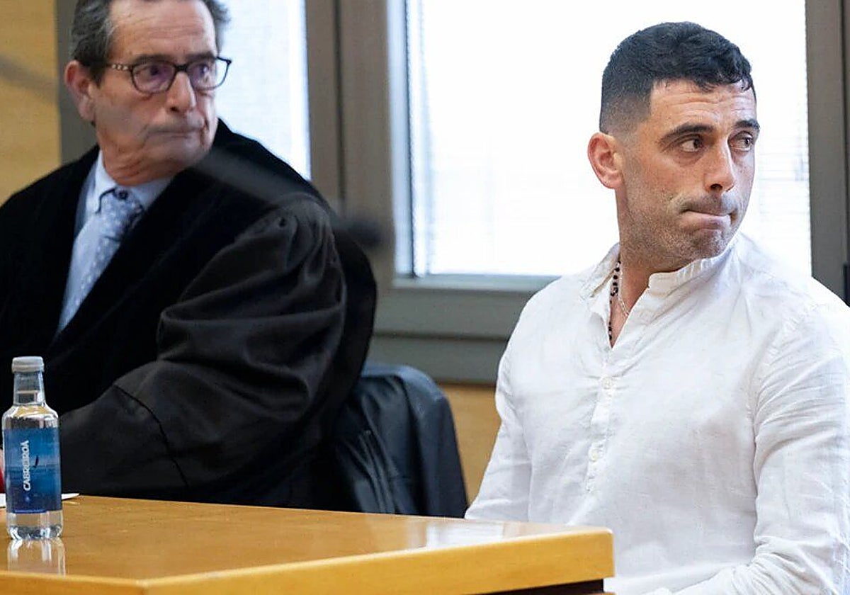 El acusado durante el juicio que se celebró en la Audiencia de Ciudad Real