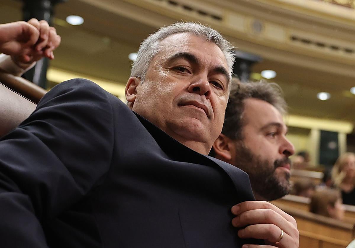 Santos Cerdán, en el Congreso de los Diputados