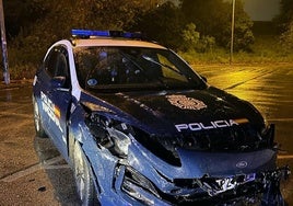 Cuatro heridos, dos policías, en una persecución a un coche que hacía trompos en el Metropolitano