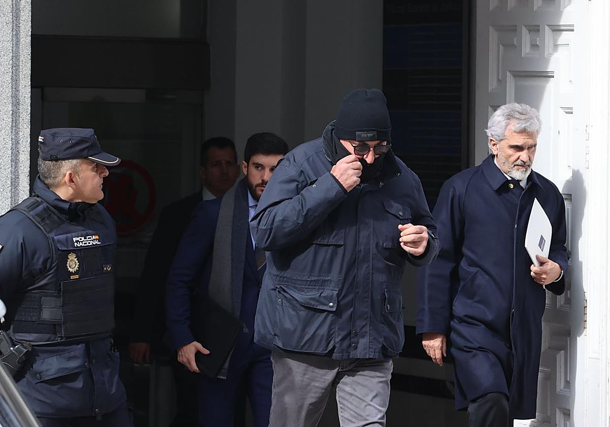 Koldo García Izaguirre ante el juez del Tribunal Supremo.