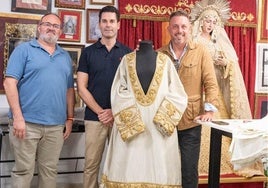 Antonio Villar restaurará la túnica de tisú del Señor de Humildad y Paciencia de Córdoba