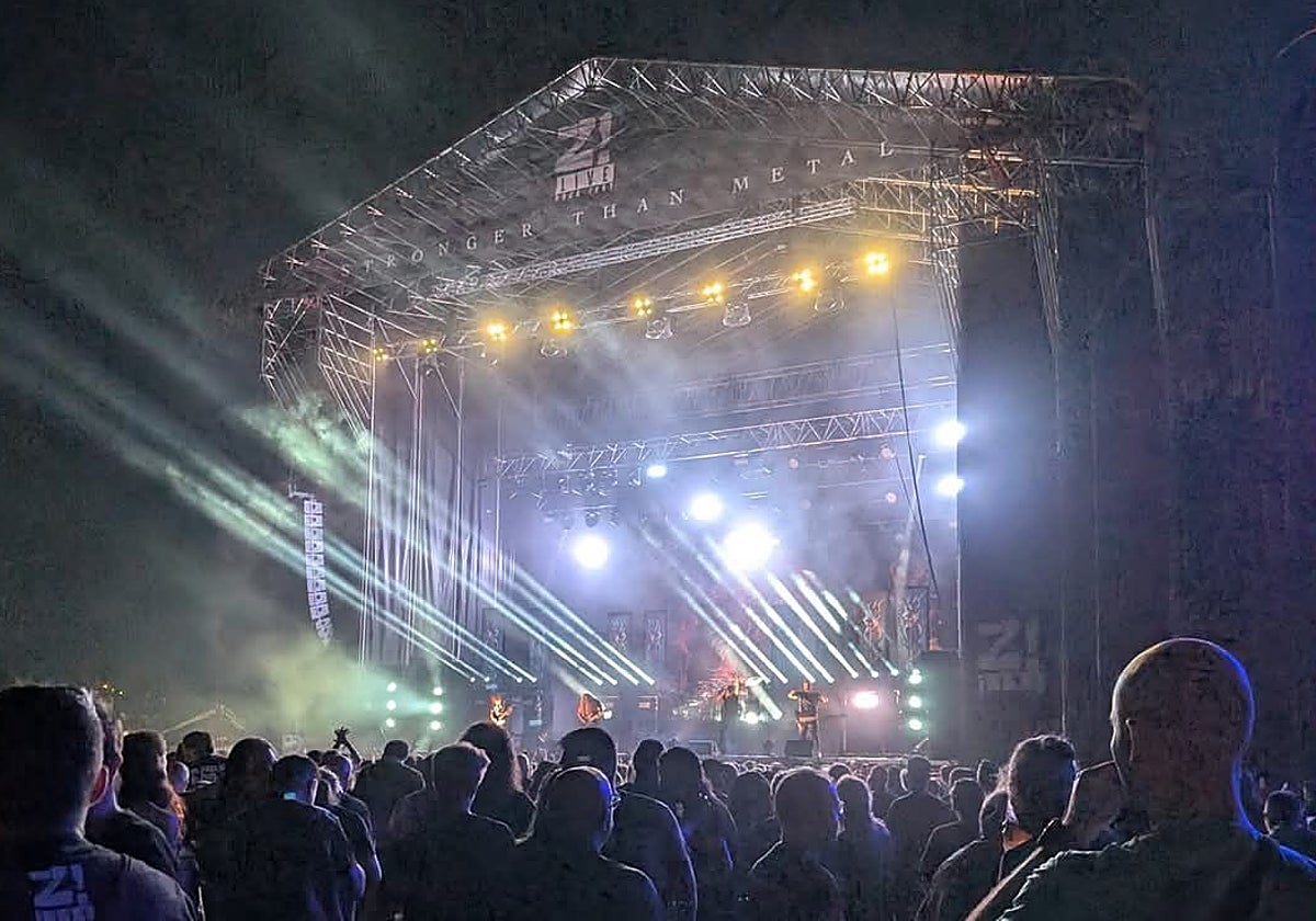 Uno de los espectáculos del festival rockero Z Live en Zamora